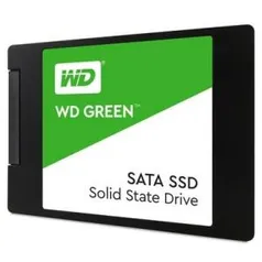 SSD WD Green 2.5´ 240GB SATA III 6Gb/s Leituras: 540MB/s e Gravações: 465MB/s - WDS240G2G0A