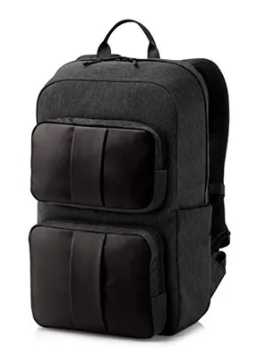 HP Lightweight Mochila para portátil de 15,6 (tecido impermeável, bolso de acesso rápido, interior acolchoado), cor preta