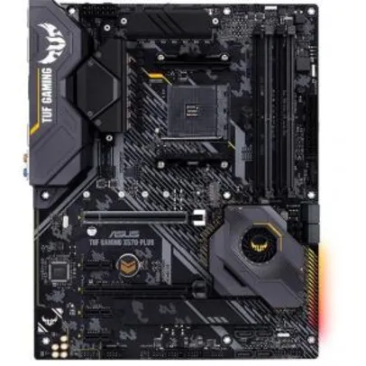 Placa Mãe Asus TUF Gaming X570-Plus, Chipset X570, AMD AM4, ATX, DDR4 | R$ 1.269