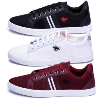 Kit 3 Pares Tênis Sapato Polo Energy Sapatenis Masculino - R$143