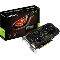 Placa de Vídeo VGA GigaByte GeForce GTX 1060 6GB - R$ 1.190,90