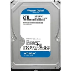 Western Digital 2TB WD Blue PC Hard Drive HDD - 5400 RPM, SATA 6 Gb/s, 256 MB Cache, 3.5