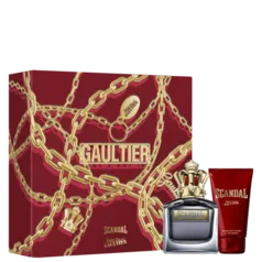 Conjunto Scandal Pour Homme Jean Paul Gaultier Masculino - EDT 100ml + Gel de Banho 75ml