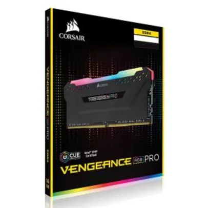 Memória RAM DDR4 Corsair Vegeance RGB PRO 8gb (2 pentes) | R$517