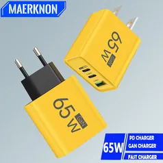 [CHOICE] Carregador fast 1 USB A / 2 USB C  PD 65W