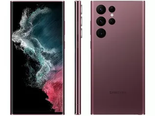 [MAGALUPAY]Smartphone Samsung Galaxy S22 Ultra 256GB Vinho 5G