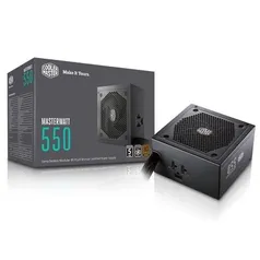 Fonte Cooler Master 550W 80 Plus Bronze | R$ 323