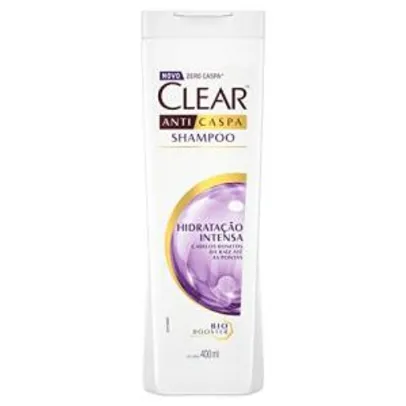 2 unidades de Shampoo Anticaspa Women Hidratação Intensa, Clear, 400 ml | R$22