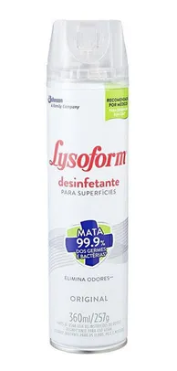 [PRIME] Desinfetante Lysoform Aerossol Original 360ml