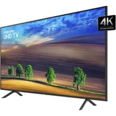 [AME] Smart TV LED 55” Samsung 4K/Ultra HD 55NU7100 3 HDMI 2 USB - R$ 2699 (receba R$ 135 de volta)