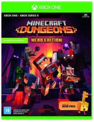 Minecraft Dungeons - Hero Edition (inclui Hero Pass) [XBOX ONE/SERIES] R$30