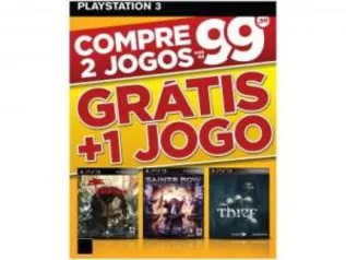 Dead Island Riptide + Saints Row IV + Thief - para PS3 Ecogames