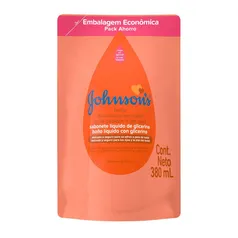 [2 unidades] Sabonete Líquido de Glicerina JOHNSONS Baby Refil 380 ml | R$24