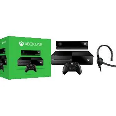 [SHOPTIME] Console Xbox One 500GB + Sensor Kinect + Headset com Fio + Controle Wireless - R$ 1553,00 NO CARTÃO SHOPTIME OU R$ 1771,00 NO BOLETO COM O CUPOM MEGACUPOM
