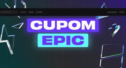 Cupom Epic Games com 33% off