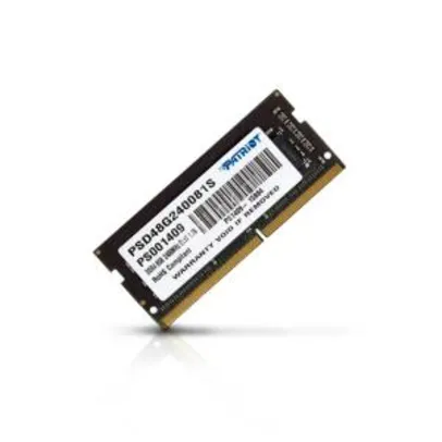 Memória RAM Patriot DDR4 8GB 2400Mhz Notebook
