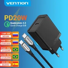 Carregador Vention 20w USB C