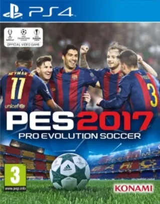 [Kabum] Game PES 2017 PS4 (PRE-VENDA) por R$ 150