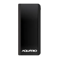 Carregador Portátil Aquario 10.000mAh, 2 Portas USB, Preto - CP 10000 - R$55