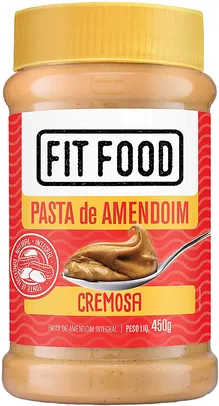 Pasta de Amendoim Cremosa Fit Food 450g