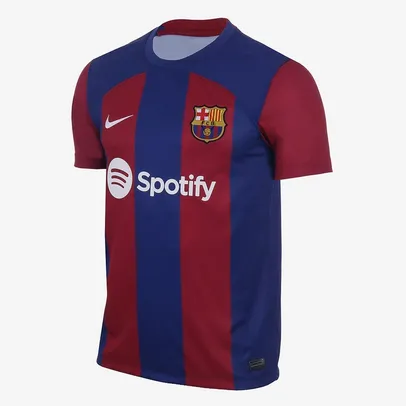 Camisa Nike Barcelona I 2023/24 Torcedor Pro Masculina