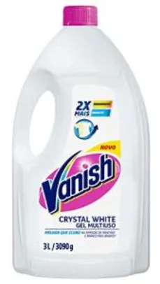 Tira Manchas Vanish Crystal White Gel Multiuso, 3L | R$17,94