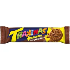 [AME R$ 1,75]Biscoito recheado Trakinas + recheio R$ 2