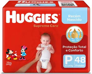 Fralda Huggies TAM P | R$ 31