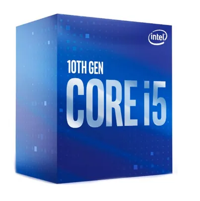 Processador Intel Core i5 10400 2.90GHz (4.30GHz Turbo), 10ª Geração, 6-Cores 12-Threads, LGA 1200, BX8070110400