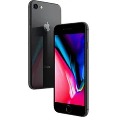 [R$ 1.900,09 CC AMERICANAS 18X + R$ 475,03 AME] iPhone 8 64GB Cinza Espacial Tela 4.7" IOS 4G Câmera 12MP