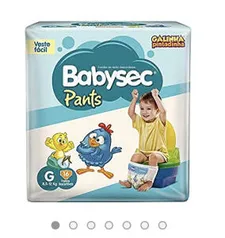 (PRIME/ Recorrência) Fralda descartável Babysec Pants G | R$13