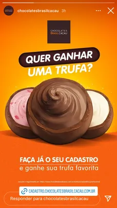 Promoção Chocolates Brasil Cacau