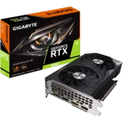 Placa de Vídeo RTX 3060  12GB Gigabyte NVIDIA GeForce WINDFORCE OC, GDDR6, DLSS, Ray Tracing