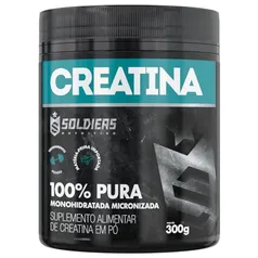 Creatina Monohidratada Soldiers Nutrition - 300g