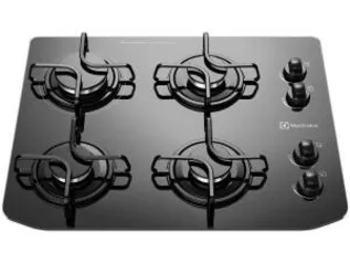 [CLUBE DA LU] Cooktop 4 Bocas Electrolux Preto a Gás GLP - FRETE GRÁTIS APP | R$ 370