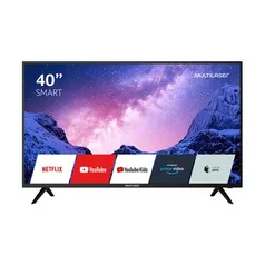 Tela 40 Pol. Full HD Com Função Smart E Wi-Fi Integrado Sem Conversor Entradas HDMI | R$1599