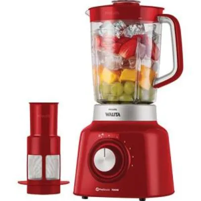 [Primeira Compra] Liquidificador Philips Walita Problend Vermelho/Prata - 700W - R$88,91