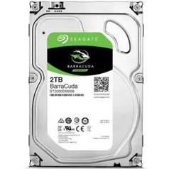 HD Seagate BarraCuda, 2TB, 3.5', 7200rpm SATA - ST2000DM008