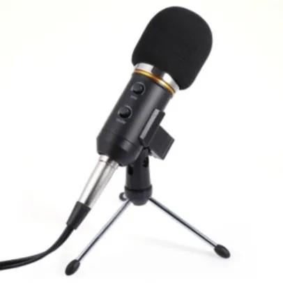 MK - F200FL 3.5mm Audio Wired Condenser Microphone  -  BLACK por 66