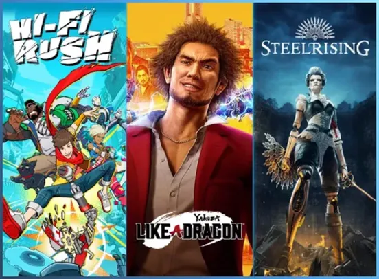 Humble Choice - Yakuza: Like a Dragon, Hi-Fi Rush, Steelrising e mais 5 jogos