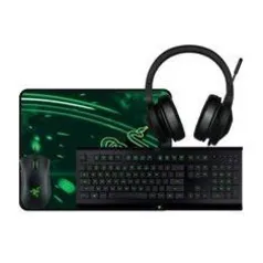 [Visa Checkout] Bundle Razer Holiday Gaming (Mouse, teclado, Headset, Mousepad) - R$494