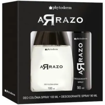 Colônia phytoderm arrazo + desodorante arrazo