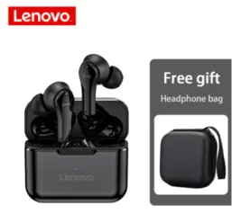 Fone de Ouvido Lenovo QT82 TWS Sem Fio Bluetooth 5.0 IPX5 +  Bag