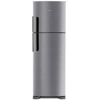 Geladeira Consul Frost Free Duplex 386 litros com Altura Flex cor  Inox  CRM44AK - 110V