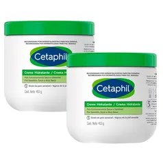 Kit 2 Cetaphil Creme Hidratante Galderma Pele Extremamente Seca e Sensível 453g