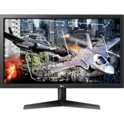 [C. Submarino + 15% AME]Monitor Led 24" Gamer LG 24GL600F 1ms 144hz Full HD Freesync