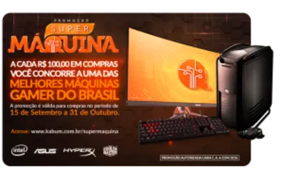 [KABUM] PROMOÇÃO SUPER MÁQUINA KABUM