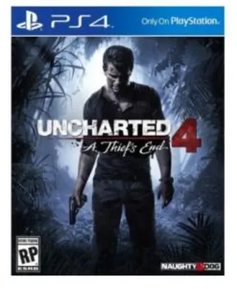 [Americanas + APP] Uncharted 4 A Thief's End Hits - PS4 | R$37