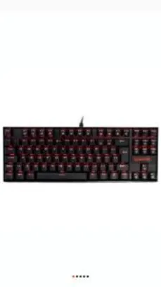 Teclado Mecânico Gamer Redragon Kumara, LED Vermelho, Switch Outemu Blue, PT - K552