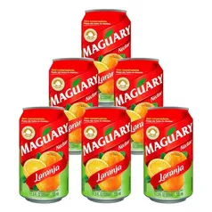 (R$1,82 cada) Suco Maguary Néctar de Laranja 335ml 6 Unidades